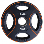 Диск полиуретановый 5кг. Smith Сила PUWP12