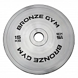 Диск олимпийский BRONZE GYM стальной 15 кг