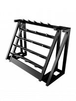 Стойка для хранения штанг для аэробики (бодипампов) BRONZE GYM 190х55х128,на 20 шт.